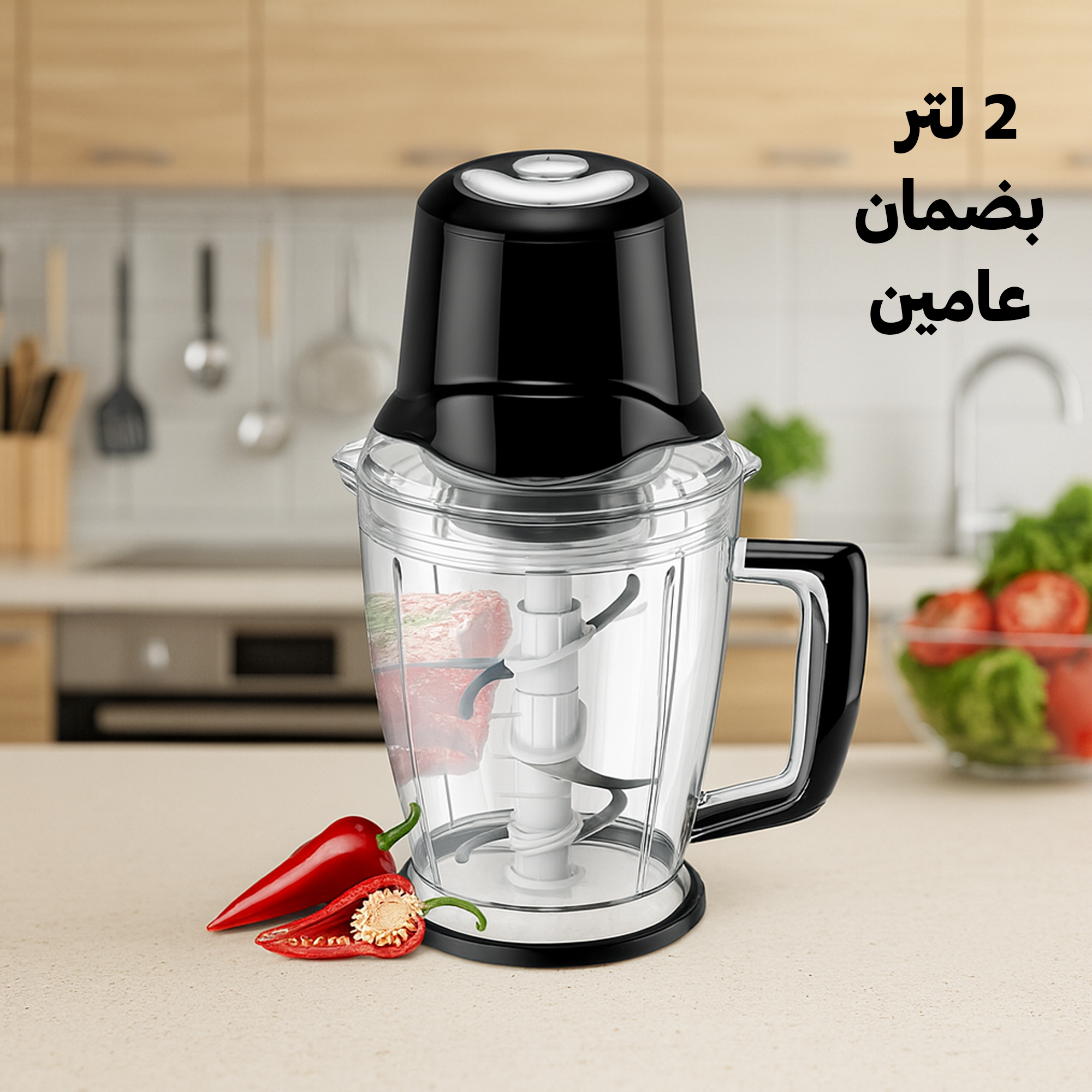 مفرمة اللحوم والخضروات الكهربائية DLC بضمان عامين - الصورة 3