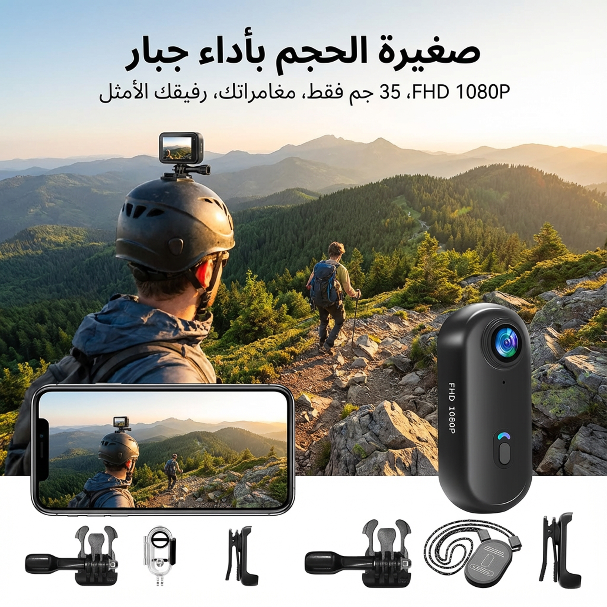 كاميرا رياضية لتصوير الفلوجز 1080 - الصورة 3