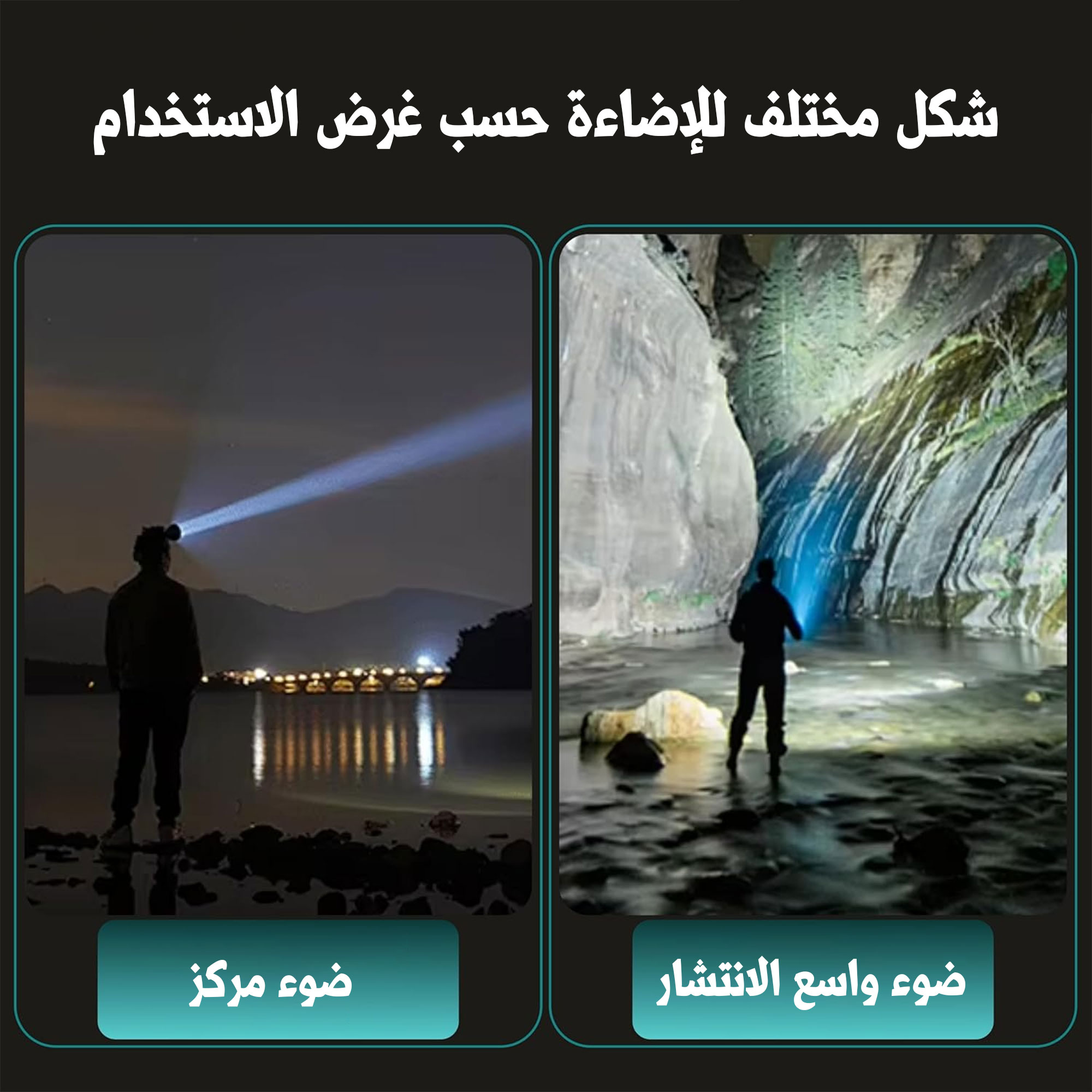 • مصباح رأسي للتخييم - الصورة 5